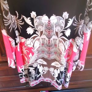 Beautiful blouse with sheer sleeves